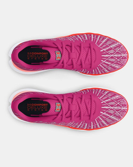 Women's UA Charged Breeze 2 Running Shoes, Pink, pdpMainDesktop image number 2